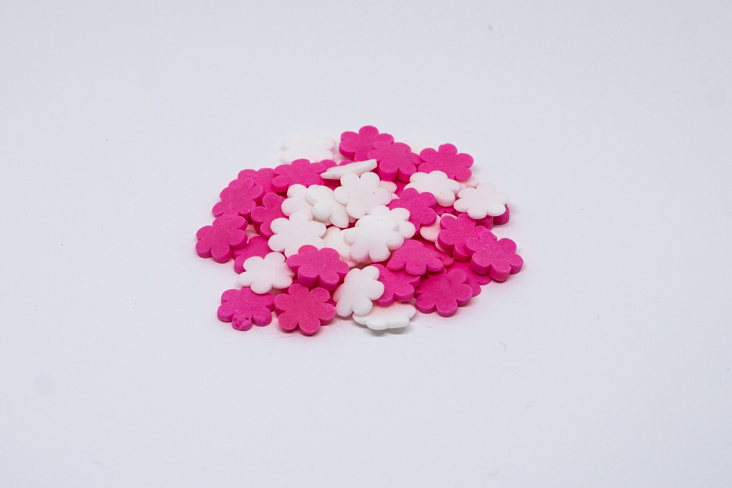 White and Pink Big flowers Azo colors